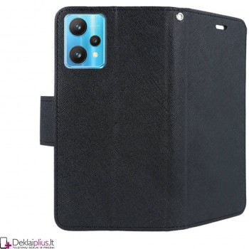 Telone dėklas su skyreliais - juodas (Oneplus Nord Ce 2 Lite 5G/Realme 9 Pro)